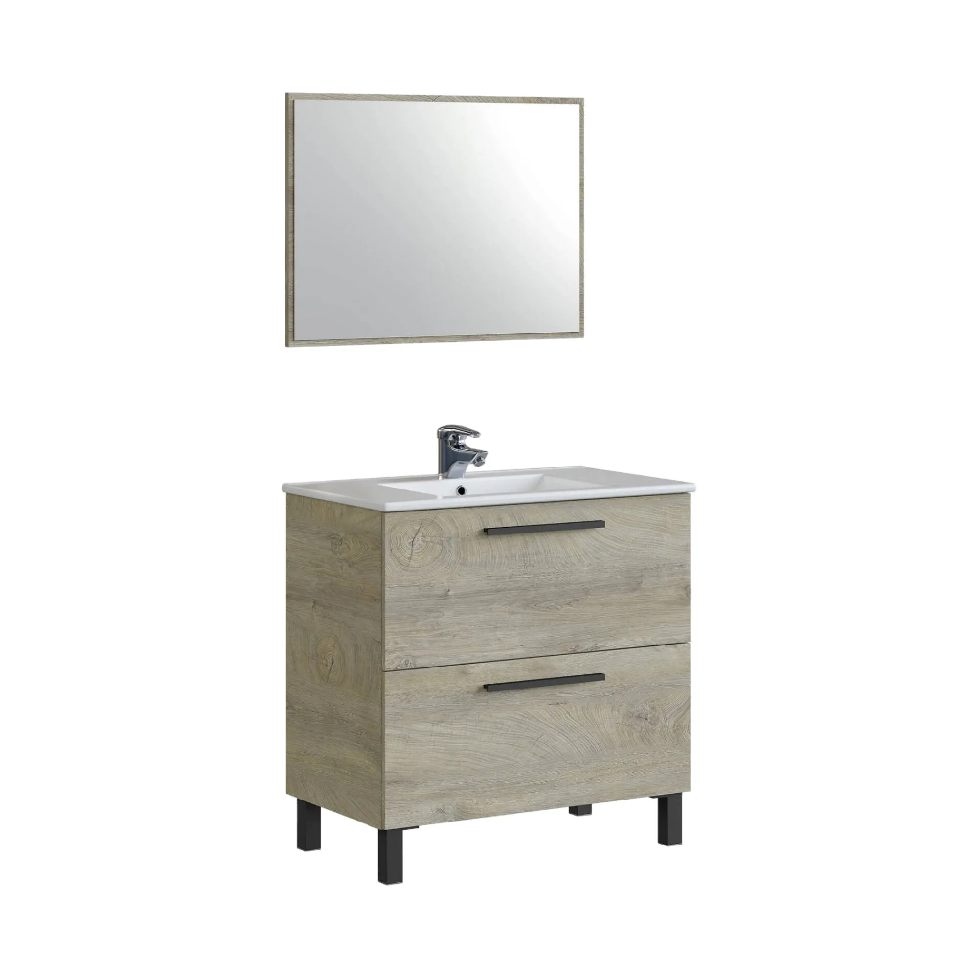 Mobile sottolavabo Abissalino, 80x45h80 cm,<Dmora Fashion