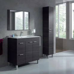 Mobile sottolavabo Dgabett, 80x45h80 cm,<Dmora Outlet