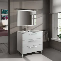 Mobile sottolavabo Elleboro, 80x45h86 cm,<Dmora Best