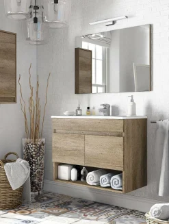 Mobile sottolavabo Enio, 80x45h64 cm,<Dmora Hot