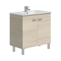 Mobile sottolavabo Florante, 80x45 h80 cm,<Dmora Clearance