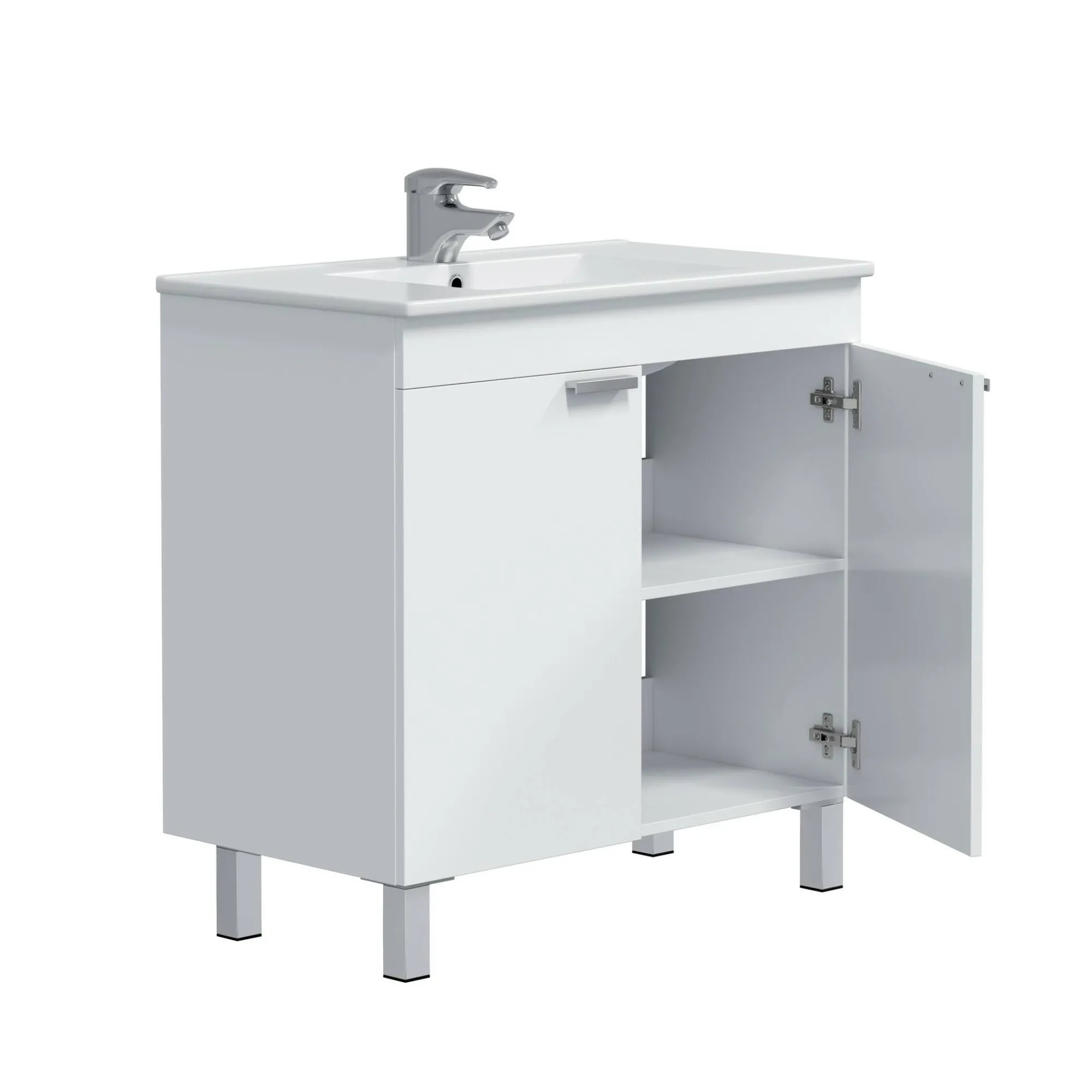 Mobile sottolavabo Florante, 80x45 h80 cm,<Dmora Shop