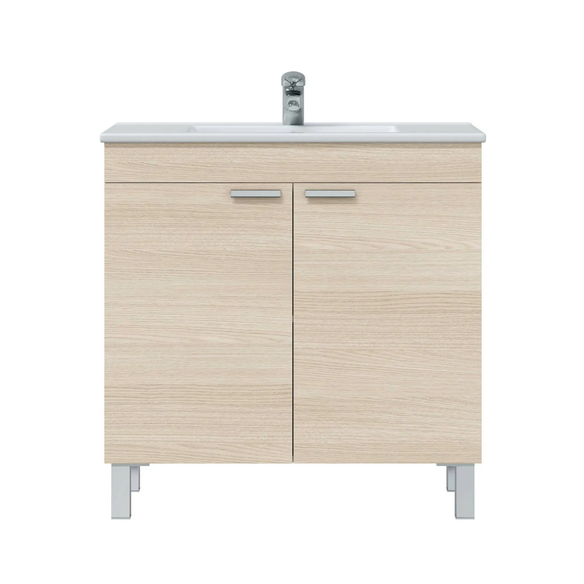 Mobile sottolavabo Florante, 80x45 h80 cm,<Dmora Clearance