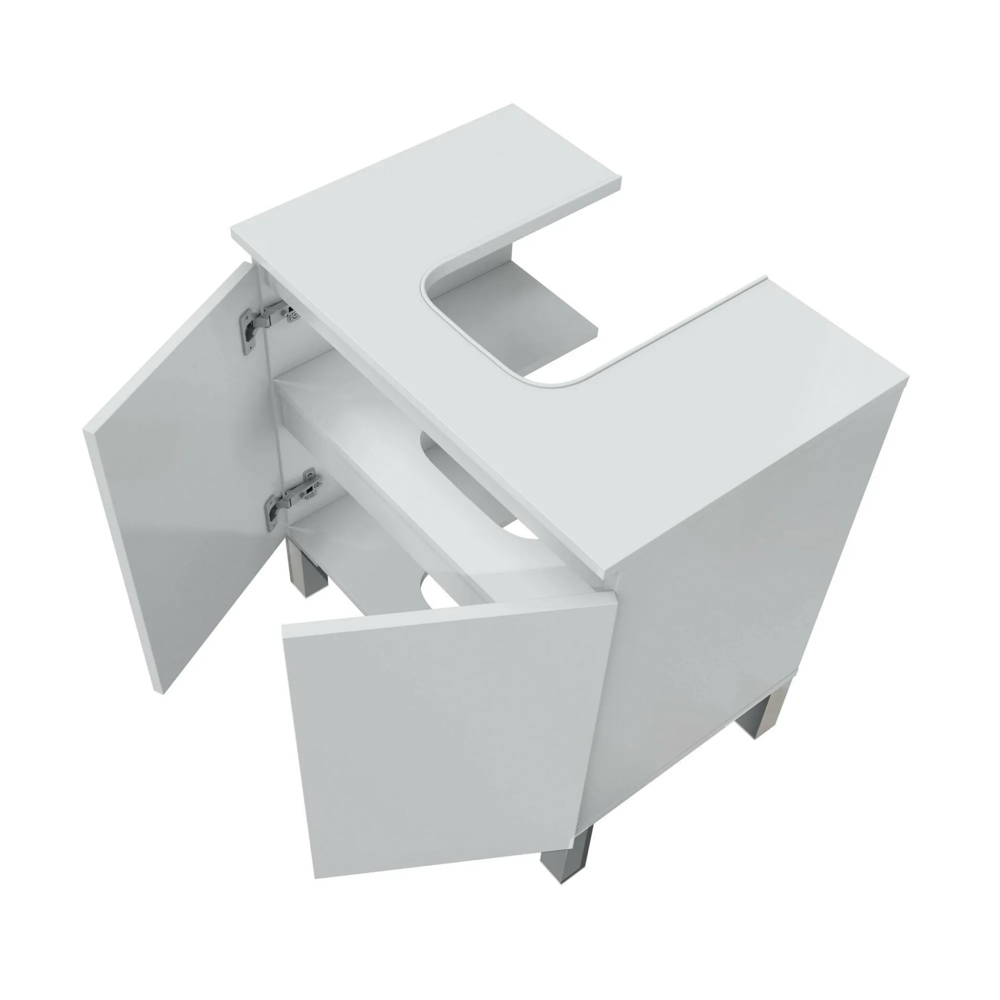 Mobile sottolavabo Jerome, 60x40 h64 cm,<Dmora Cheap