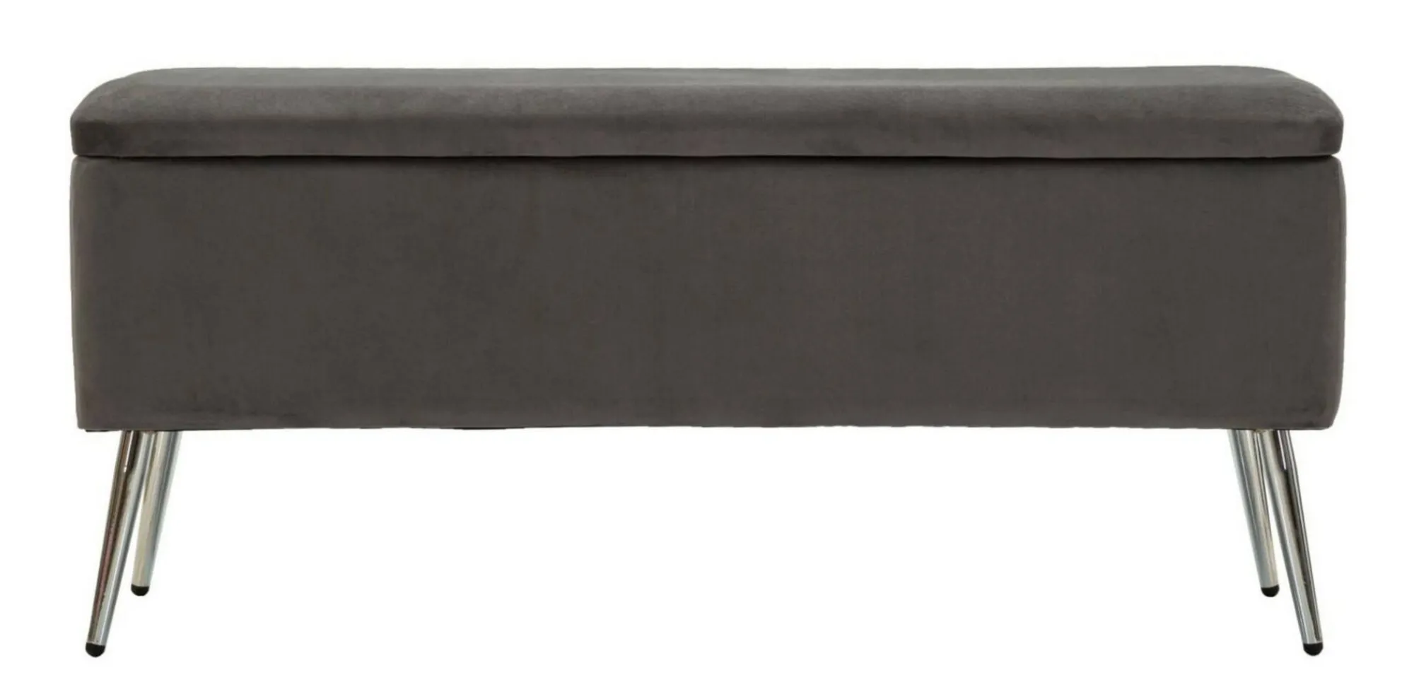 Panca Aiano, 112x42 h50 cm, Grigio e Argento<Dmora Best