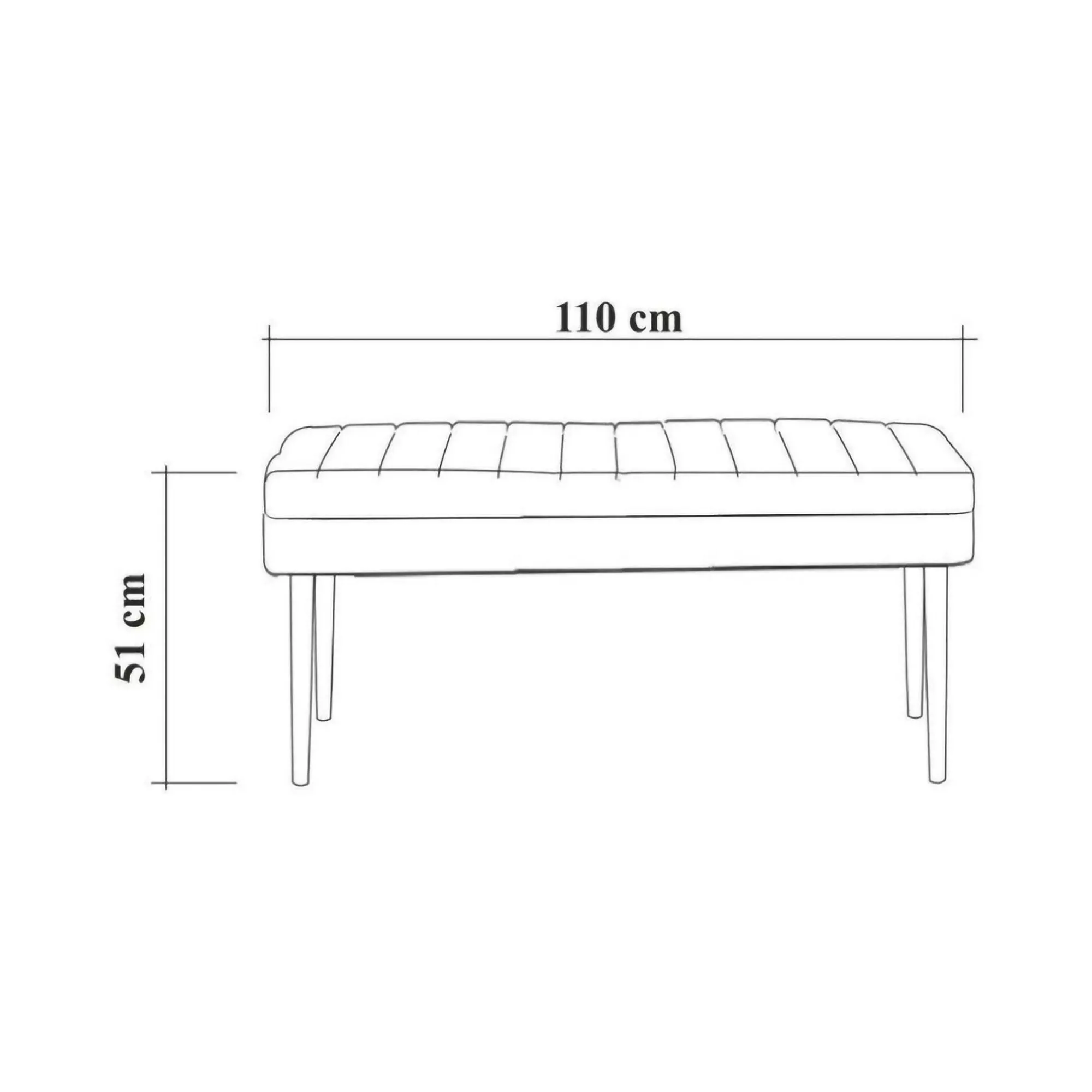 Panca Arielli, 110x40h48 cm, Noce e Antracite<Dmora Best Sale