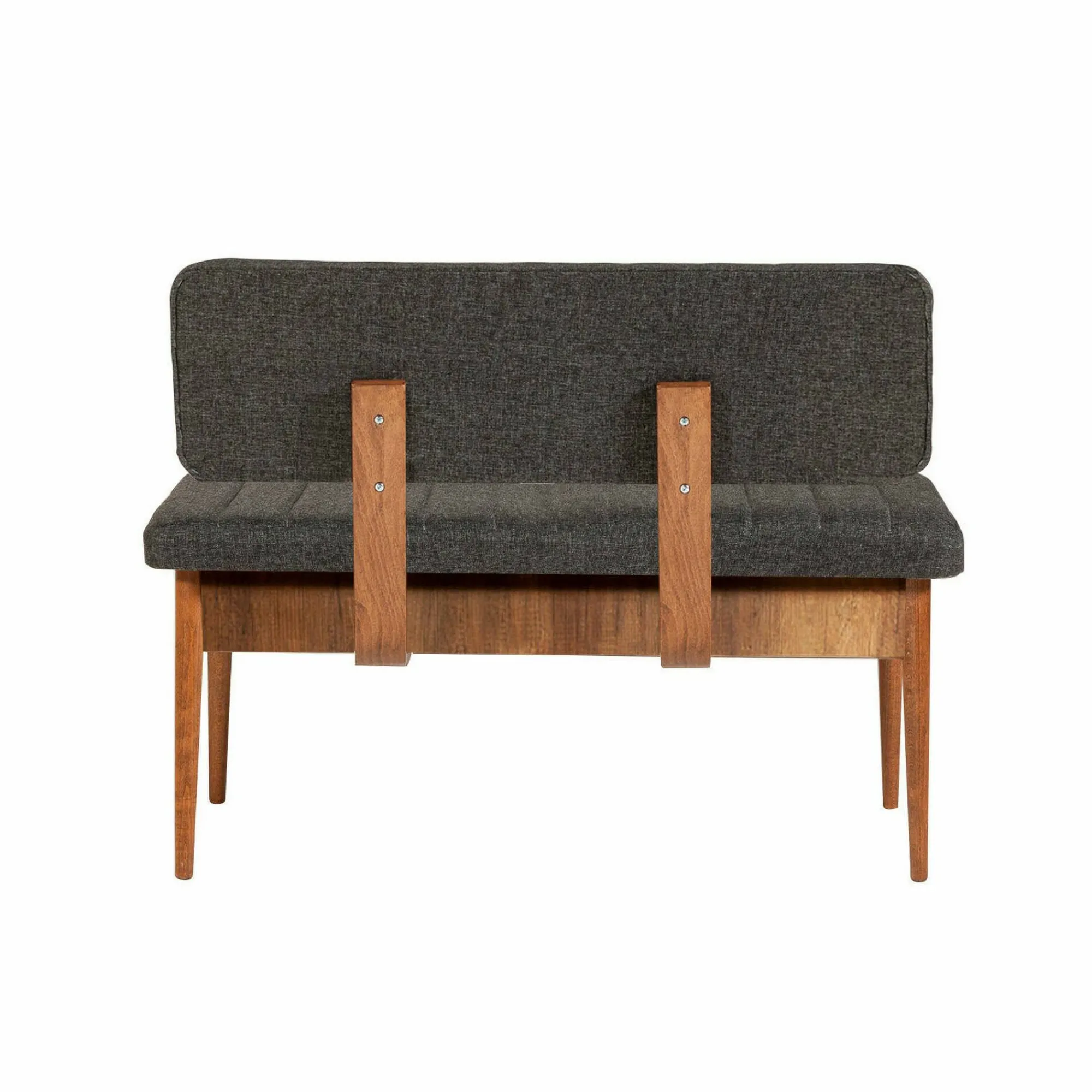 Panca Arielli, 110x40h85 cm, Noce e Antracite<Dmora Fashion