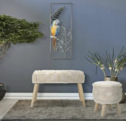 Panca Art, 66x34 h42 cm,<Dmora Clearance