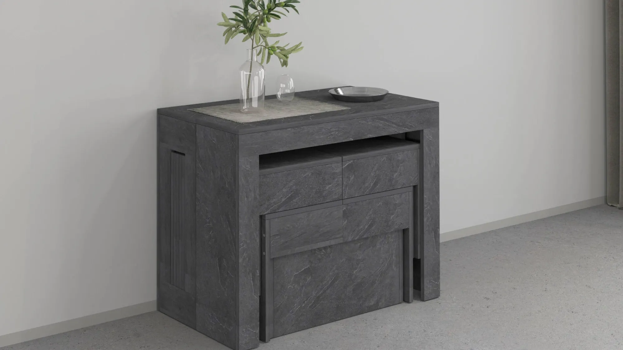 Panca Quedan, 290x25h45 cm,<Dmora Shop