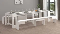 Panca Quedan, 290x25h45 cm,<Dmora Cheap