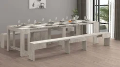 Panca Quedan, 290x25h45 cm,<Dmora Flash Sale