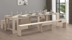 Panca Quedan, 290x25h45 cm,<Dmora Flash Sale