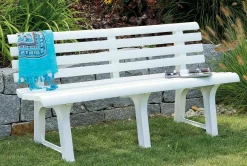 Panchina da esterno Artur, 145x49h74 cm,<Dmora Hot