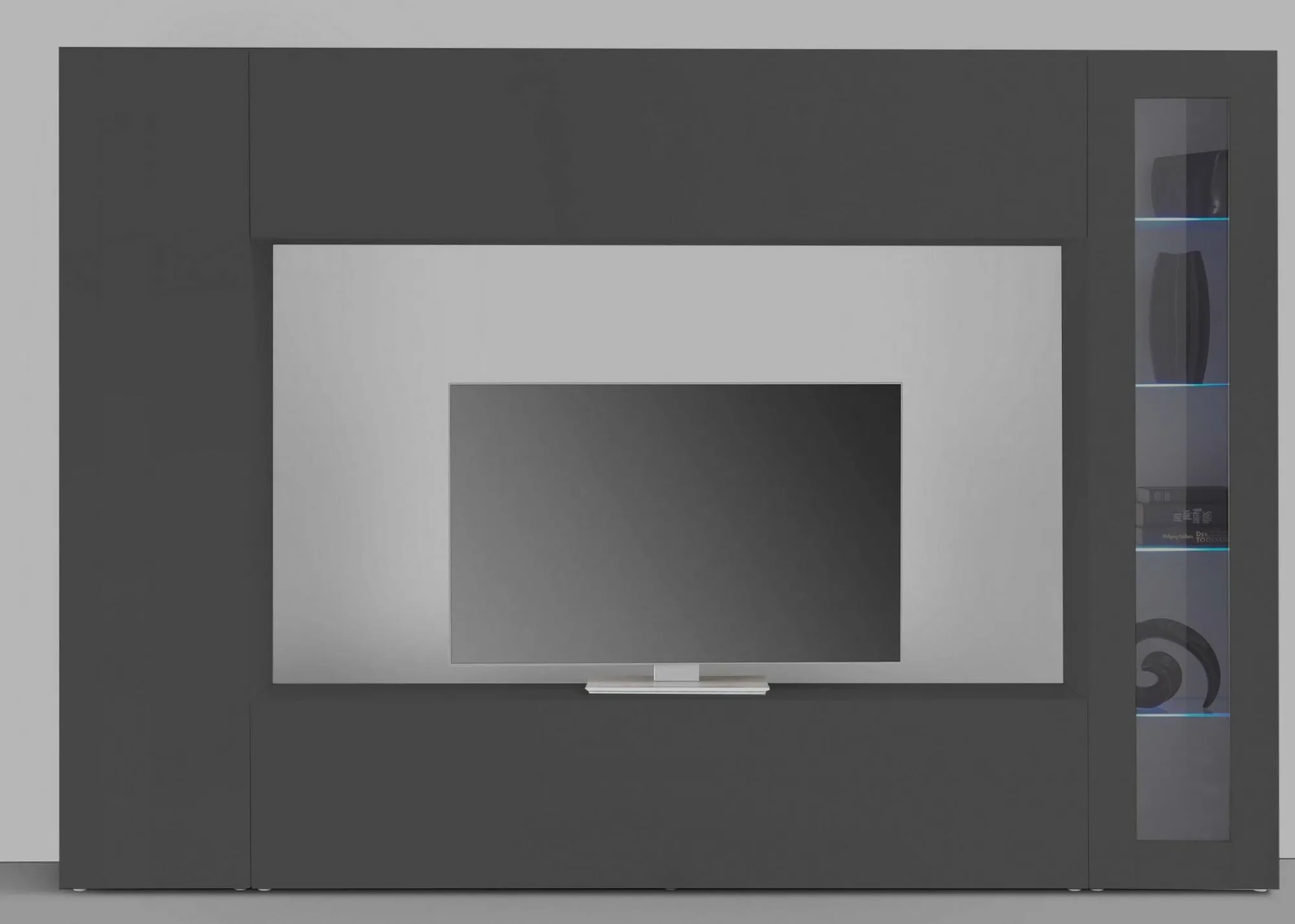 Parete attrezzata Alatri, cm 260x30h180,<Dmora Cheap