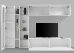 Parete attrezzata Annie, cm 280x30x180,<Dmora Cheap