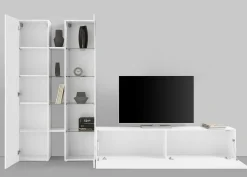 Parete attrezzata Arin, cm 280x30h180,<Dmora Fashion