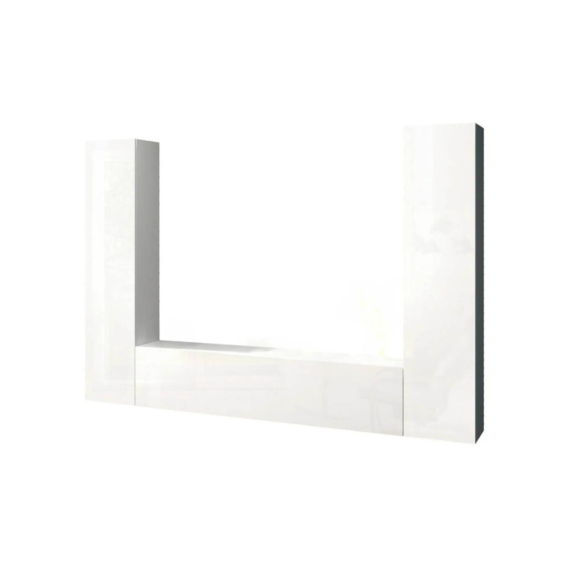 Parete attrezzata Natasha, cm 260x30h180,<Dmora Flash Sale