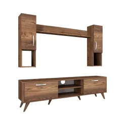 Parete attrezzata Tino, 180x35 h49 cm,<Dmora Flash Sale