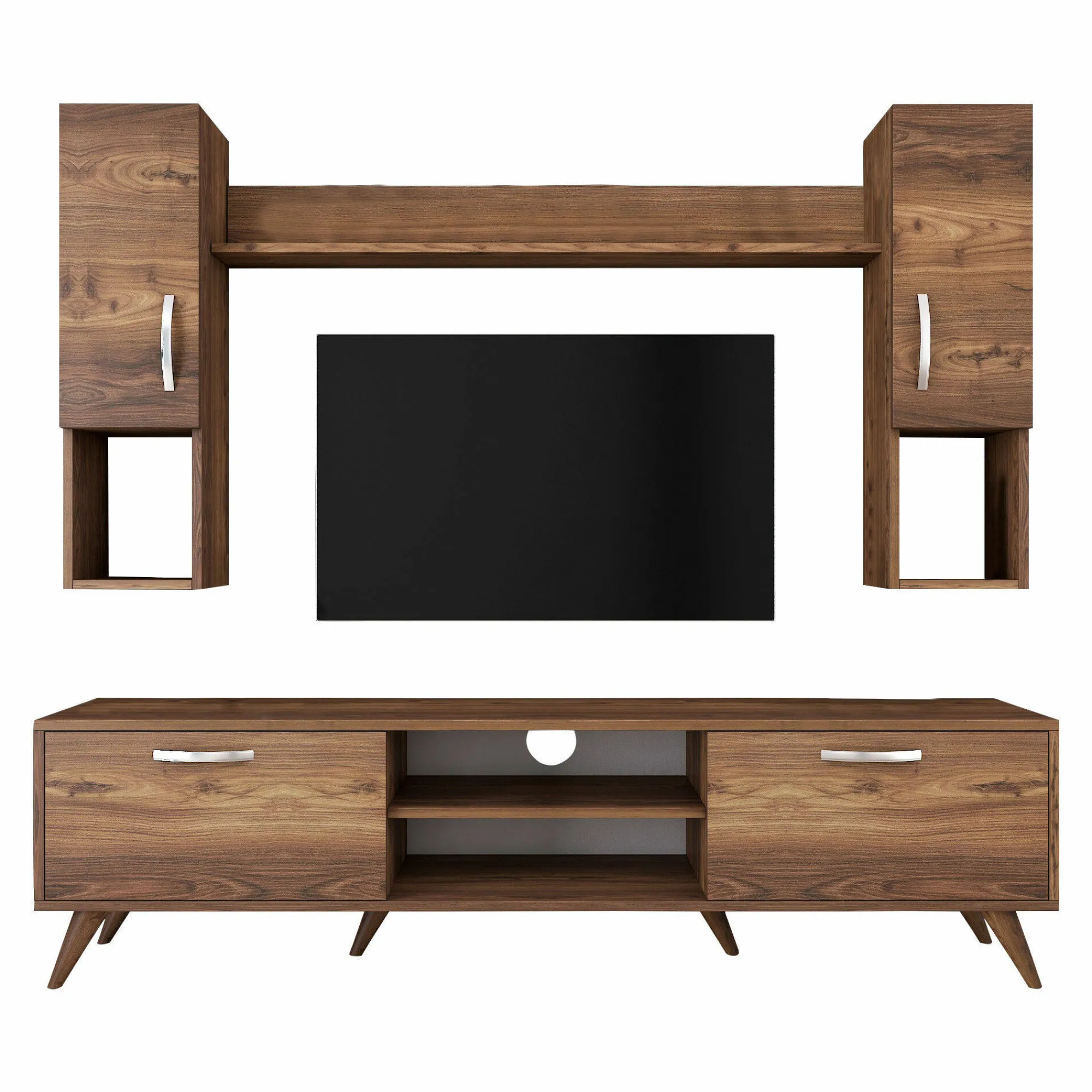 Parete attrezzata Tino, 180x35 h49 cm,<Dmora Flash Sale