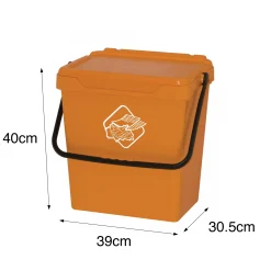 Pattumiera Fosca, 40x31h39 cm,<Dmora Cheap