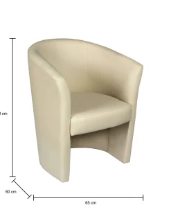 Poltrona Ago, 64x63h76 cm,<Dmora Online