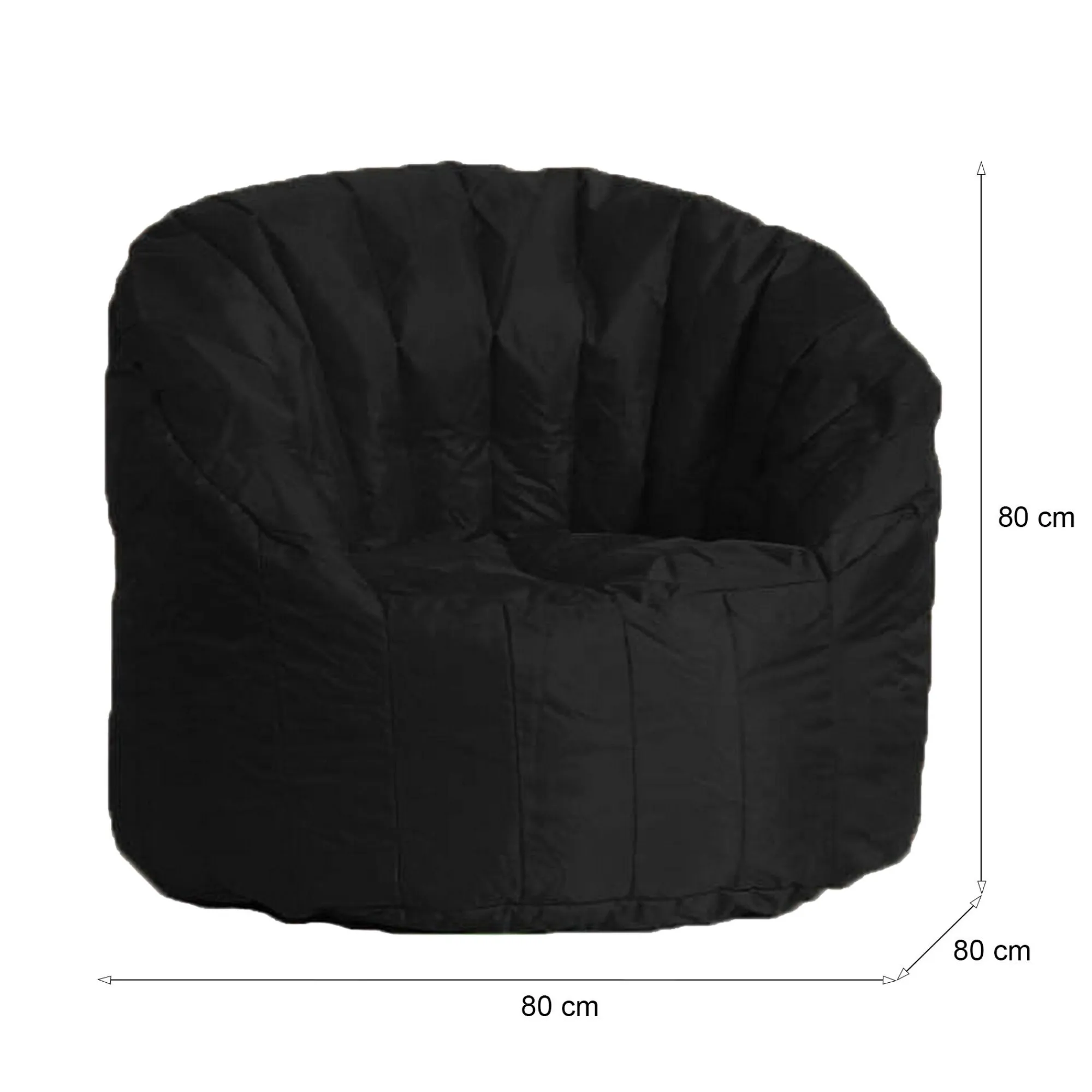 Poltrona Allos, 80x80 h80 cm,<Dmora Cheap