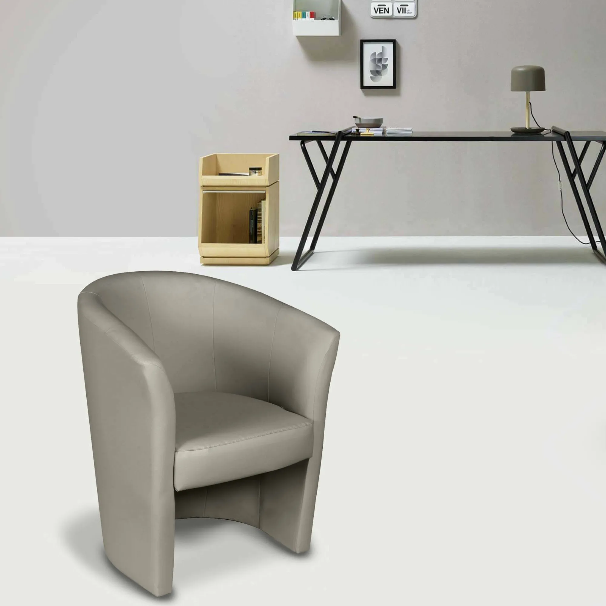 Poltrona Dpanett, 64x63h76 cm,<Dmora Flash Sale