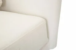 Poltrona Foster, 88x77 h74 cm, Crema e Oro<Dmora Best