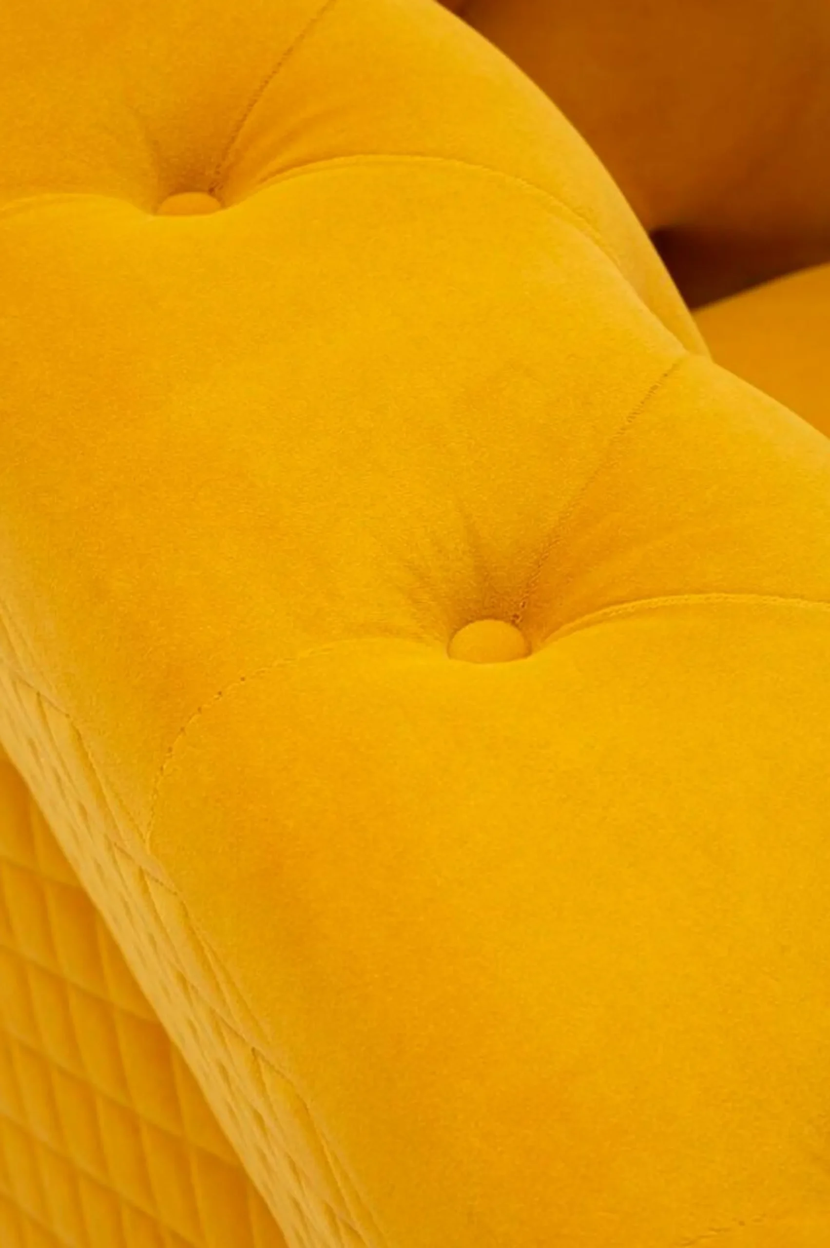 Poltrona Gabbiano, 104x83 h76 cm, Ocra e Oro<Dmora Clearance