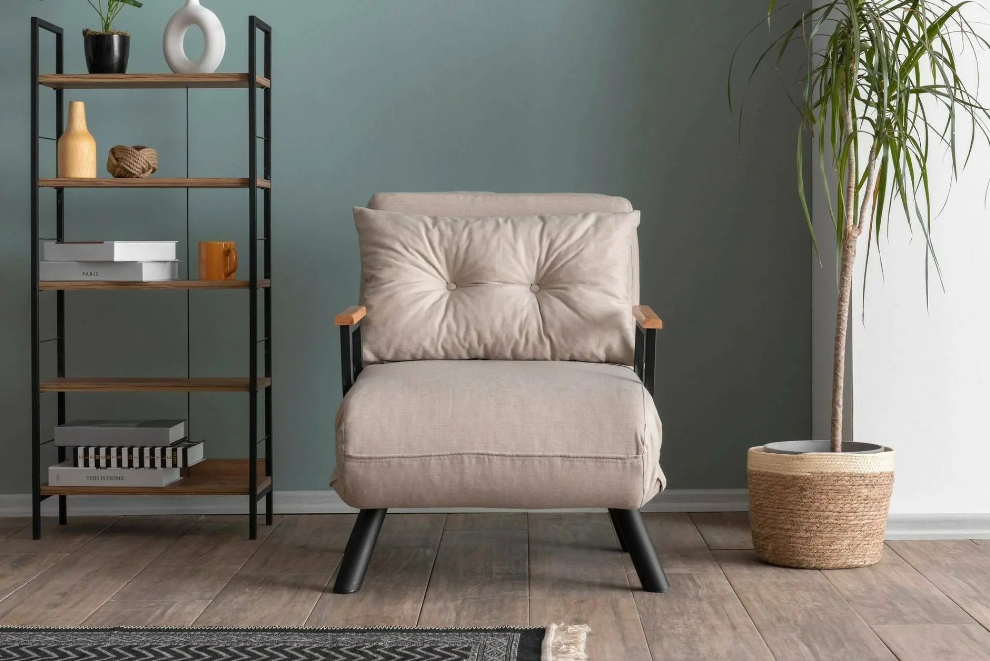 Poltrona Keoni 60x78 h78 cm,<Dmora Discount
