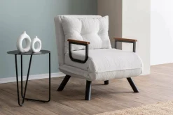 Poltrona Keoni 60x78 h78 cm,<Dmora Discount