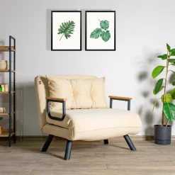 Poltrona Keoni 60x78 h78 cm,<Dmora Outlet
