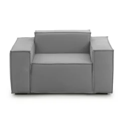 Poltrona Leonia, Cm 140x95h70,<Dmora Outlet