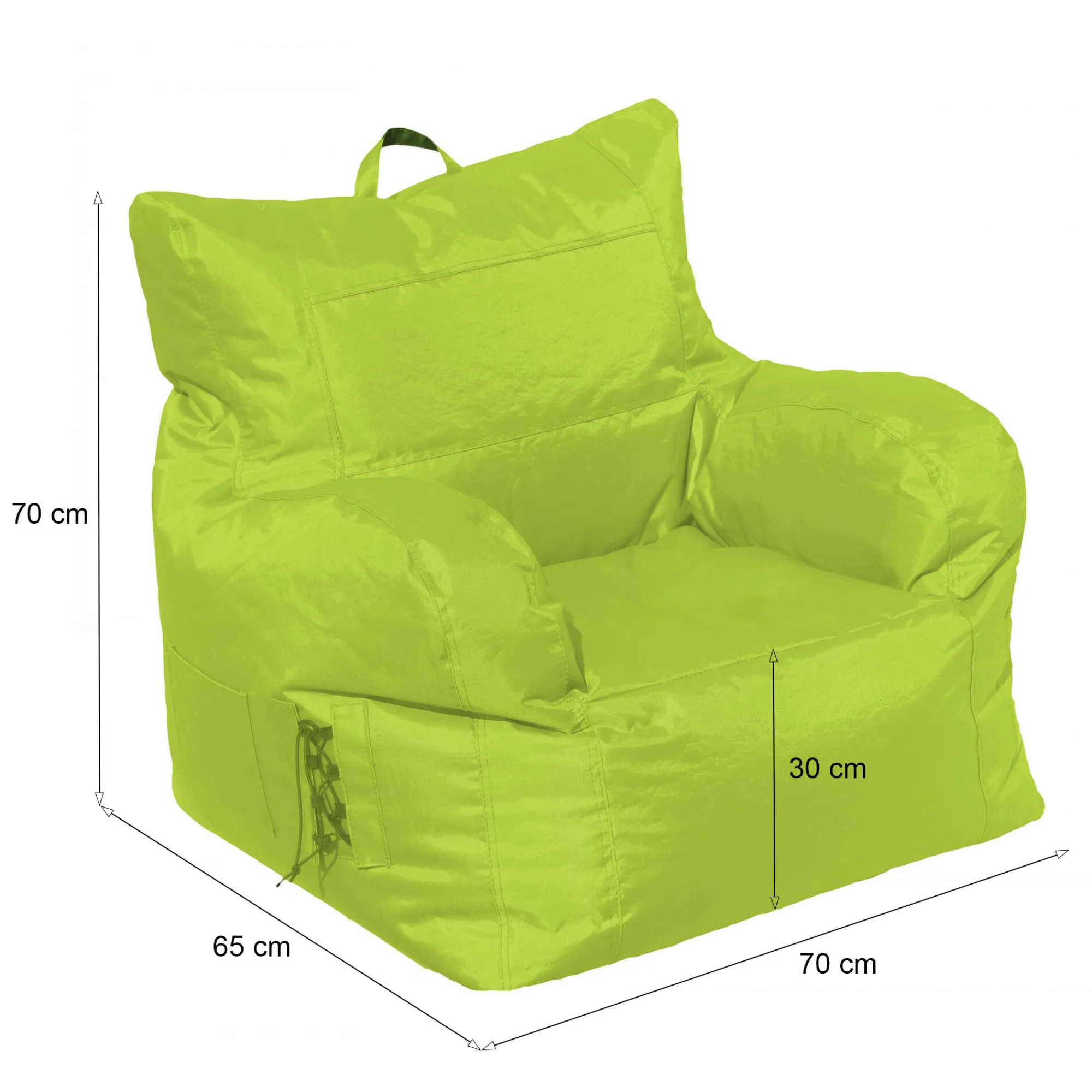 Poltrona Ossidiana, 75x65 h70 cm,<Dmora Clearance