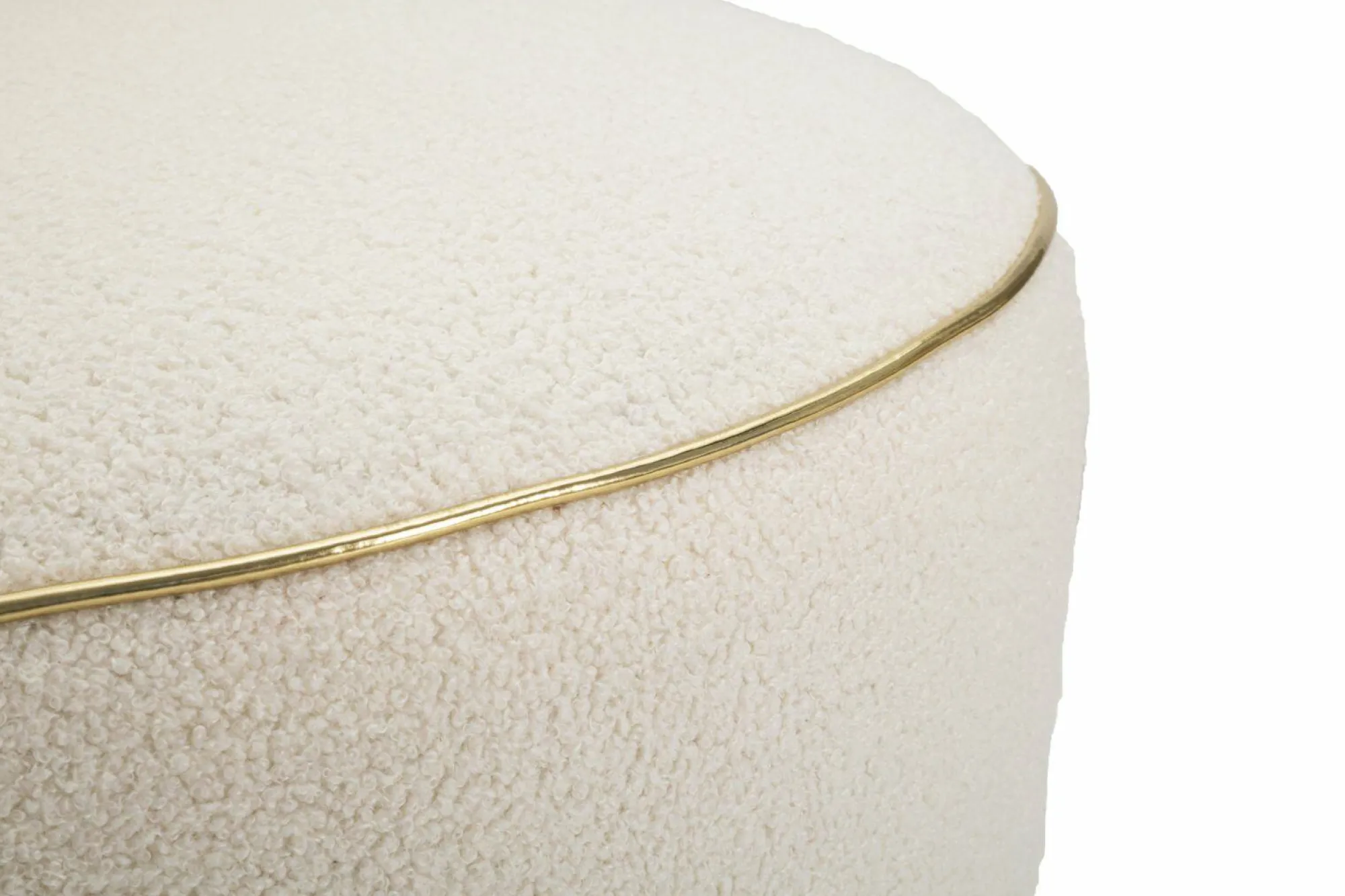 Poltrona Pratesi, 63x68 h69 cm, Crema e Oro<Dmora Flash Sale