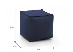 Pouf Aron, Cm 45x45h45,<Dmora Flash Sale