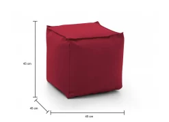 Pouf Aron, Cm 45x45h45,<Dmora Outlet