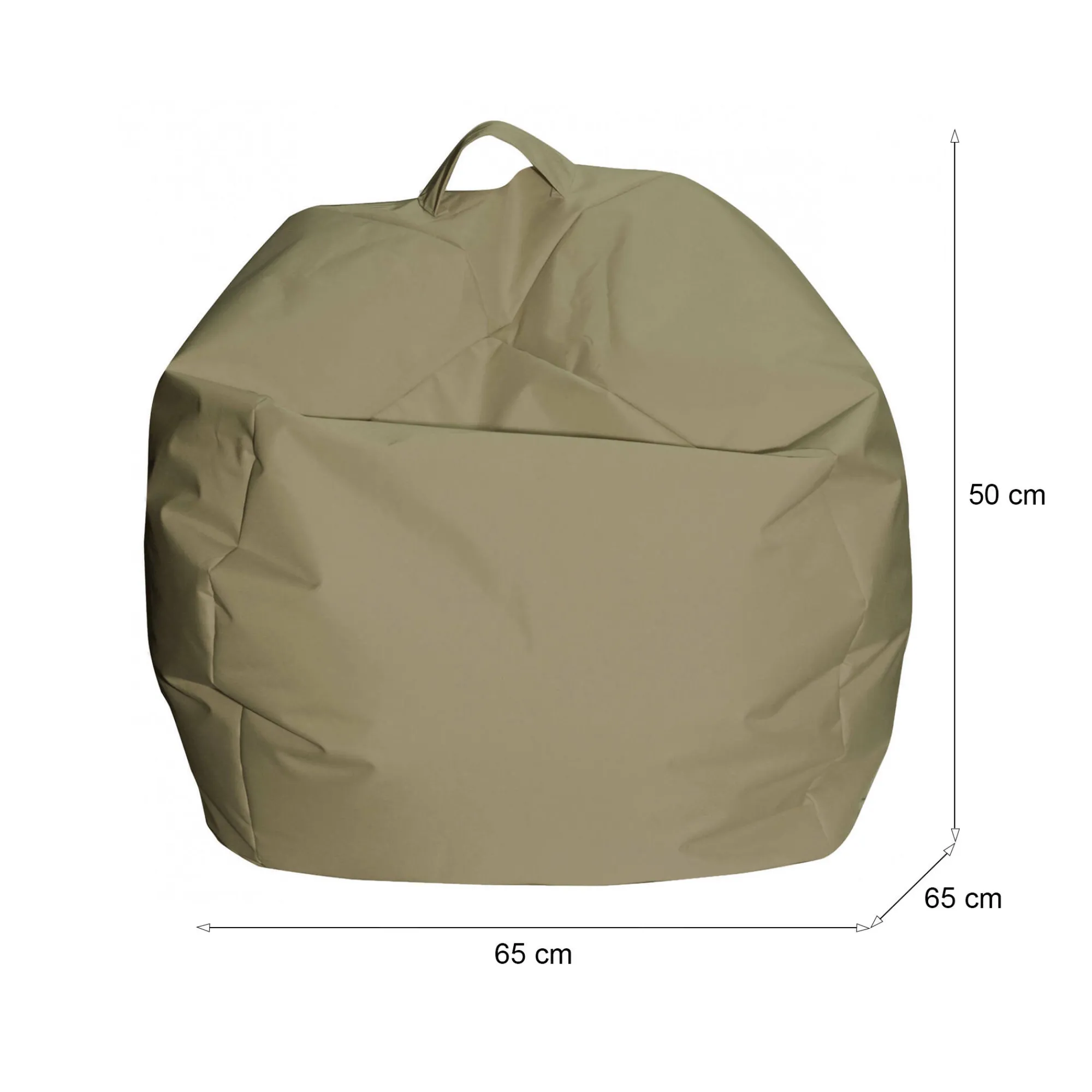 Pouf Ascia, 65x65 h50 cm,<Dmora Outlet
