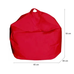 Pouf Ascia, 65x65 h50 cm,<Dmora New