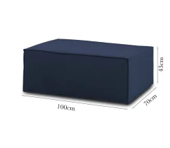 Pouf Assisi, Cm 100x70h43,<Dmora Best Sale