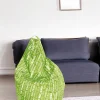 Pouf Atokos, 80x80 h120 cm, Verde e Bianco<Dmora Fashion