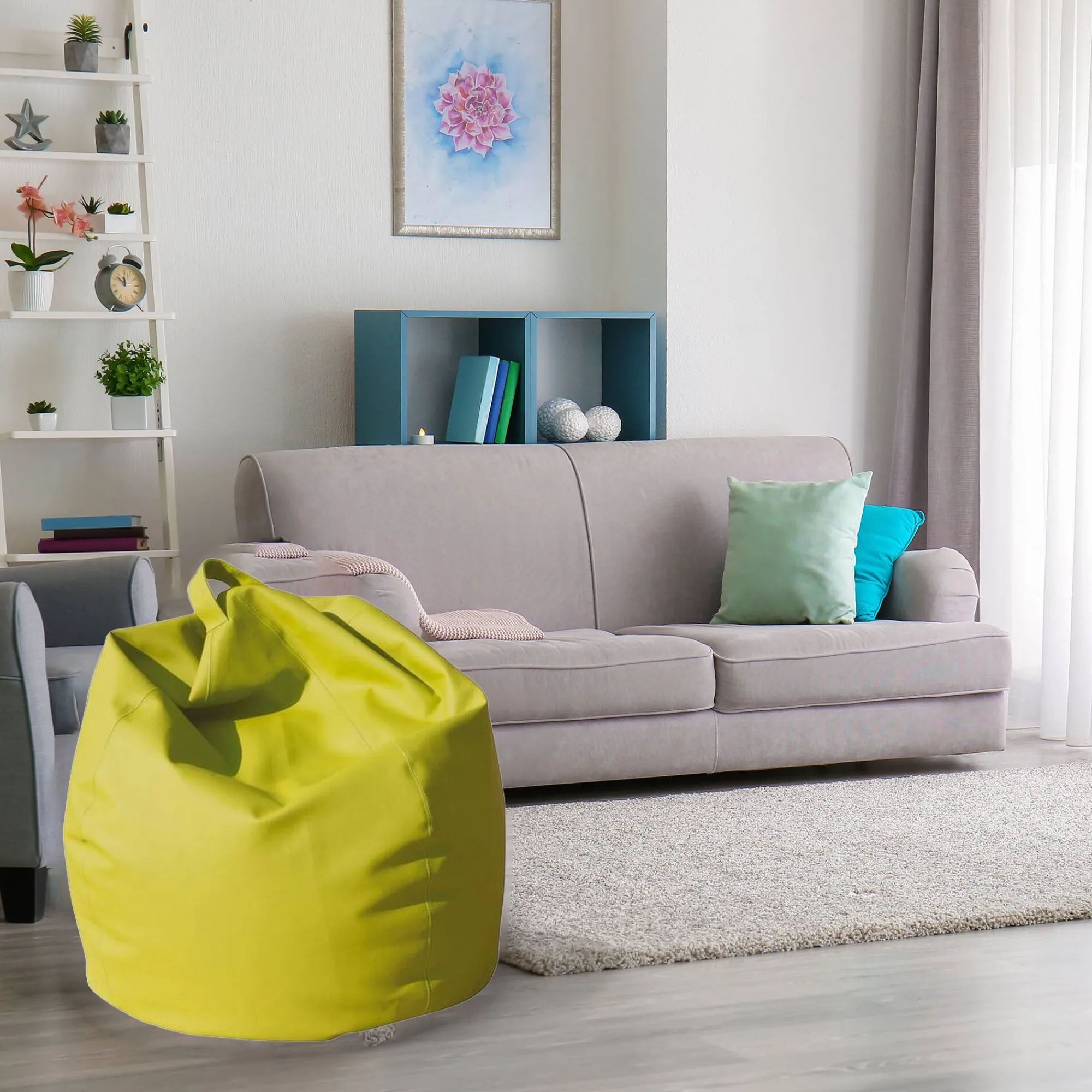 Pouf Azelia, 70x70 h110 cm,<Dmora Discount