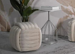 Pouf Bozzente, 45x45 h45 cm,<Dmora Fashion