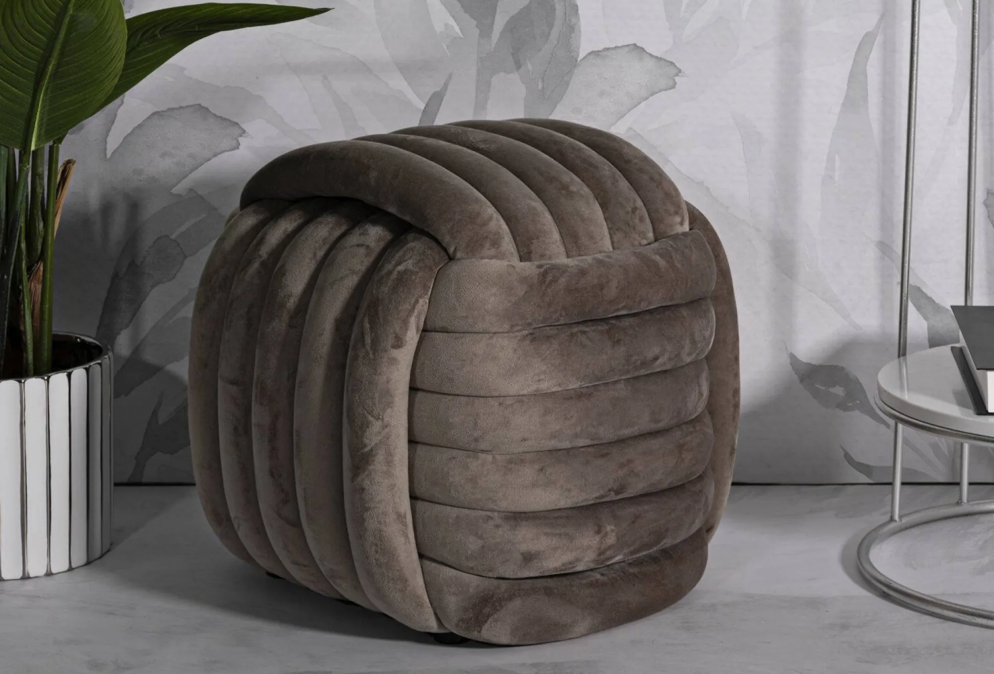 Pouf Bozzente, 45x45 h45 cm,<Dmora Store