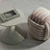 Pouf Bozzente, 45x45 h45 cm,<Dmora Cheap