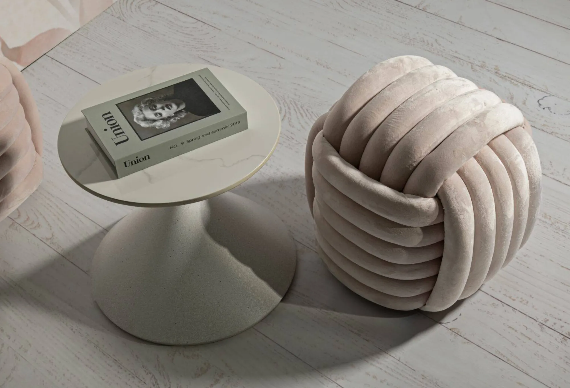 Pouf Bozzente, 45x45 h45 cm,<Dmora Cheap