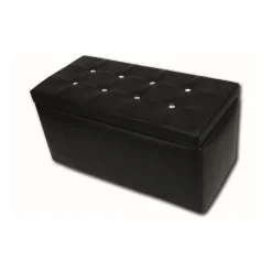 Pouf contenitore Felicita, 90x45 h45 cm,<Dmora Outlet