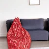 Pouf Marisa, 80x80 h120 cm, Rosso e Bianco<Dmora Best Sale