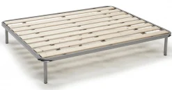 Rete letto piazza e mezza Dabaun, 100% Made in Italy, Cm 120x190h31<Dmora Discount