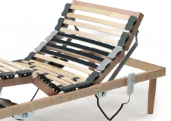 Rete letto singolo Arby, Rete ortopedica reclinabile motorizzata, Cm 80x190h 34<Dmora Best